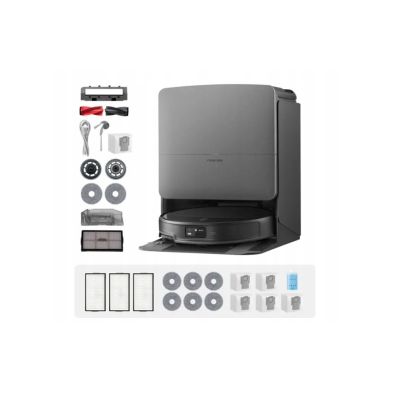 16. Roborock Saros 20 Complete Black Robot Vacuum Cleaner