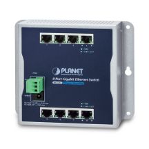 PLANET WGS-803 Unmanaged L2 Gigabit Ethernet (10/100/1000) Network Switch Black