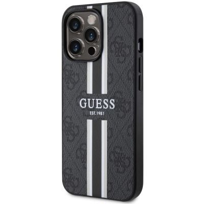 2. Guess GUHMP13LP4RPSK iPhone 13 Pro / 13 6.1" black/black hardcase 4G Printed Stripes MagSafe