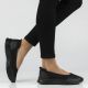 7. Black Filippo DP7599 textile platform shoes