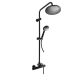 THERMOSTATIC SHOWER MIXER SET BLACK MATT