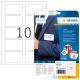 HERMA 4514 Self-Adhesive Labels Rounded Rectangle White 200 pcs.