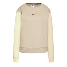 Women's Nike Swoosh Beige Sports Sweatshirt - DJ4411-210