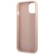 7. Guess GUHCP13MPSATPP iPhone 13 6.1 "pink / pink hardcase SaffianoTriangle Logo Cardslot