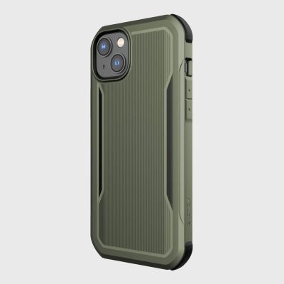7. Raptic X-Doria Fort Case iPhone 14 Plus with MagSafe armored cover green