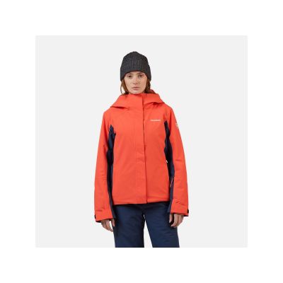 Women's ROSSIGNOL W VELIKA INSULATED JKT ski jacket, orange