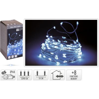 21. WIRE LAMPS GARLAND 240 LED COOL WHITE