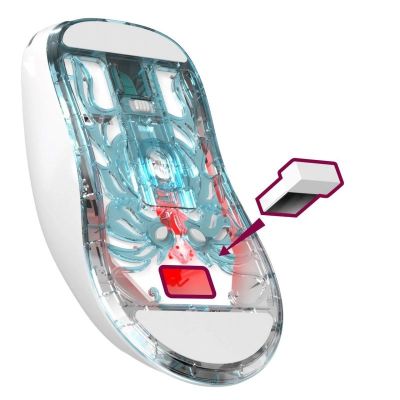 6. Defender Wireless Mouse FAME GM-516 RF+BT 10000DPI 6P White 52516
