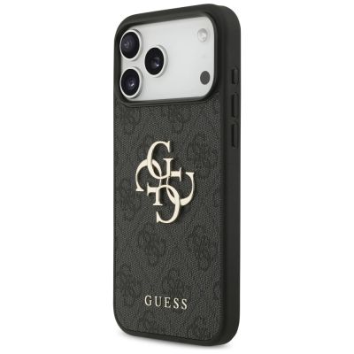 2. Guess 4G Big Logo Case for iPhone 17 Pro Max - Black