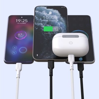6. Dudao L9X 30W USB-C - Lightning Cable 2m - Black