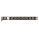 7. GEMBIRD 19" Rack Power Strip PDU EG-PDU-014-FC14, 1U, 16 A, 8 French Sockets, C14 Plug, 3 m Cable