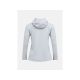 2. Women's PEAK PERFORMANCE W Trail Polartec Power Grid Zip Hoodie, Gray