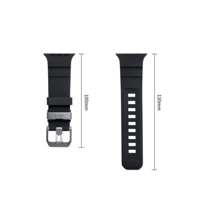3. Tech-Protect Motion Strap for Apple Watch 44 / 45 / 46 / 49 mm - Black
