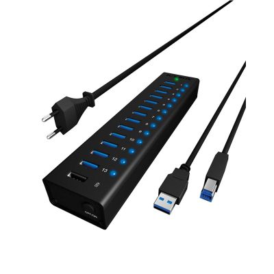 Icy Box 13-Port USB 3.0 Hub with USB Charging Port (IB-AC6113)