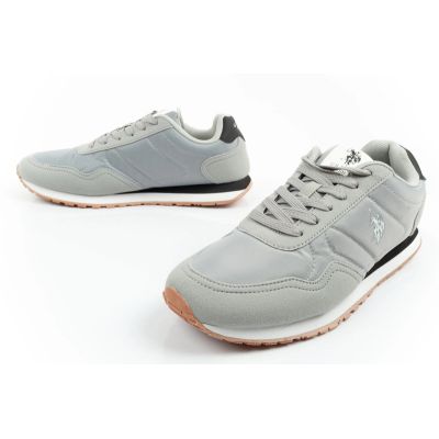 8. US Polo Assn sports shoes sneakers men's fashionable comfortable gray