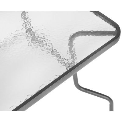 5. GARDEN FURNITURE SET TABLE 4 CHAIRS AND GRAY UMBRELLA