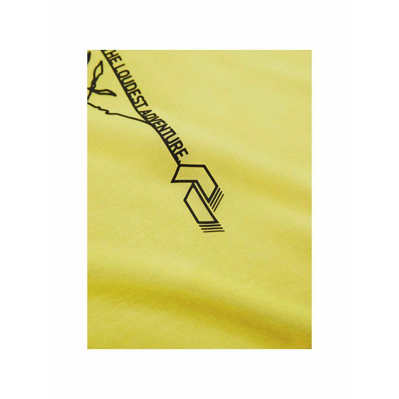 4. PEAK PERFORMANCE M Wool-Blend Shortsleeve T-shirt, yellow