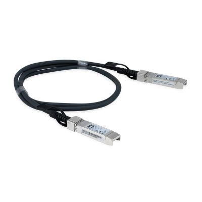 2. LevelOne DAC-0102 InfiniBand/Fiber Optic Cable 2m SFP+ Black