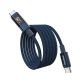 2. PD60W USB-C to USB-C Digital Display 1.2m Nylon Cable - blue