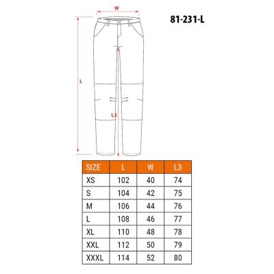 NEO tools protective trousers 81-231-L