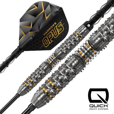 2. Harrows Opus 90% steeltip darts