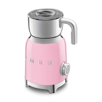 Smeg MFF11PKEU Milk Cream Coffee Machine 50's Cadillac Style Pink
