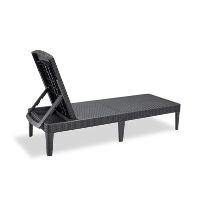 6. KETER Jaipur 235162 garden lounger (anthracite color)