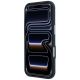 5. BMW Sign Deboss Quilted Metal Logo MagSafe Case for iPhone 17 Pro / 18 Pro - Blue