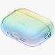 3. Uniq Iridescia Hang Case for AirPods Pro 3 - Transparent Multicolor