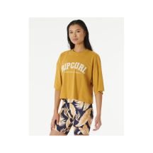 T-Shirt RIP CURL Seacell Crop Heritage Tee yellow