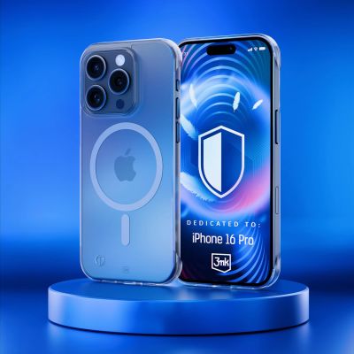 10. 3mk Just20g MagCase for iPhone 16 Pro - transparent
