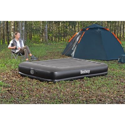 31. Bestway 671BU Air Mattress Double Mattress Gray