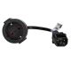 3. Akyga AK-PC-10A cable (C14 / IEC C14 / IEC 320 C14 M - Schuko F; 0.15m; black)