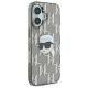 4. Karl Lagerfeld IML Karl Head Electroplated iPhone 16 Case - Black