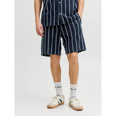 2. Jack&Jones men's striped shorts JPSTJAIDEN COBA STRIPE JOG SHORTS REG SN 12274413 SKY CAPTAIN/STRIPES