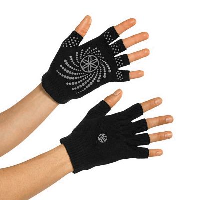 4. Gaiam Fingerless Anti-Slip Gloves 54029
