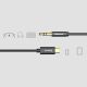 11. Baseus stereo audio cable AUX 3.5 mm mini jack - USB Type C for tablet phone 120cm black (CAM01-01)