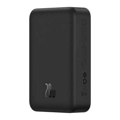 2. Baseus EnerFill FM41 20000mAh 20W Magnetic Power Bank with 30cm USB-C to USB-C Cable - Black
