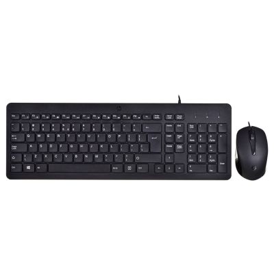 2. HP 150 Wired Mouse and Keyboard Set, Wired Black 240J7AA