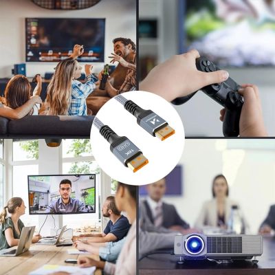 10. Wozinsky WPS-16AYL1S DisplayPort 2.1 Cable 80Gb/s 16K@60Hz 8K@120Hz 4K@240Hz HDR HDCP DSC 1m - Black