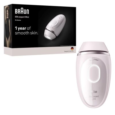 8. Braun Silk-expert PL1000 Intense Pulsed Light (IPL) Hair Remover Pink, White