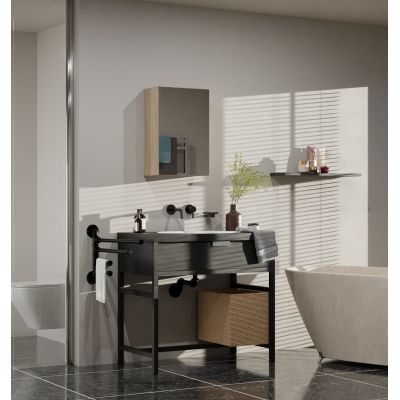 5. POLA BATHROOM CABINET 1 DOOR MIRROR SONOMA