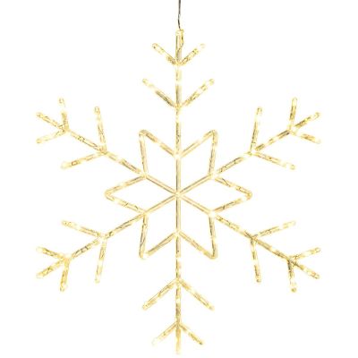 2. DECORATIVE HANGING SNOWFLAKE 120 LED WARM WHITE