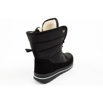 4. Progress Women’s Winter Boots, Black Insulated Snow Boots with Sheepskin Lining