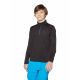 8. Protest Willowy Jr. Kids' Zip-Up Turtleneck Sweatshirt, Quick-Drying, Black (P3810300/290)