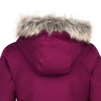 5. Trollkids Girls Oslo Coat XT winter jacket with hood, pink (180-229)