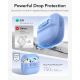 4. ESR Pulse HaloLock MagSafe Case for Apple AirPods 4 / 5 - light blue