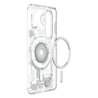 4. Spigen Ultra Hybrid Mag MagSafe Case for Samsung Galaxy S26 Zero One - Clear and White