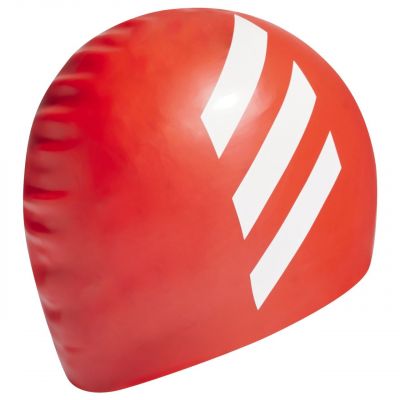 3. adidas 3-Stripes Silicone Jr HE5081 Swim Cap