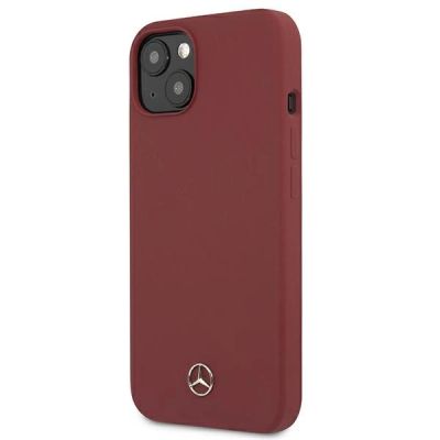 2. Mercedes Silicone Line Case for iPhone 13 mini - Red